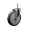Service Caster 6 Inch Thermoplastic  Rubber Wheel Swivel 34 Inch Threaded Stem Caster Service Caster SCC-TS20S614-TPRB-34212 - alternate 1